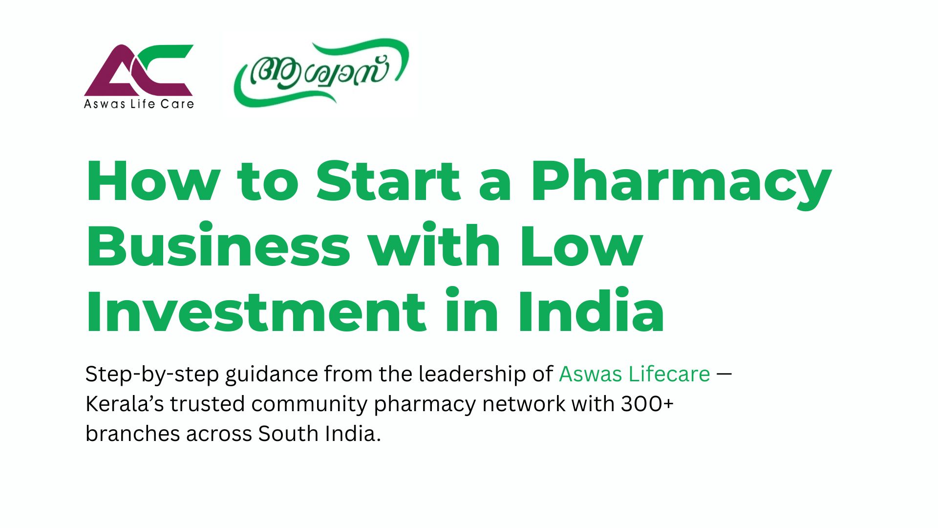 How to Start a Pharmacy Business with Low Investment in India